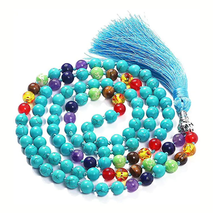 Amazon Bestselling 108 Mala Bead Long Necklace