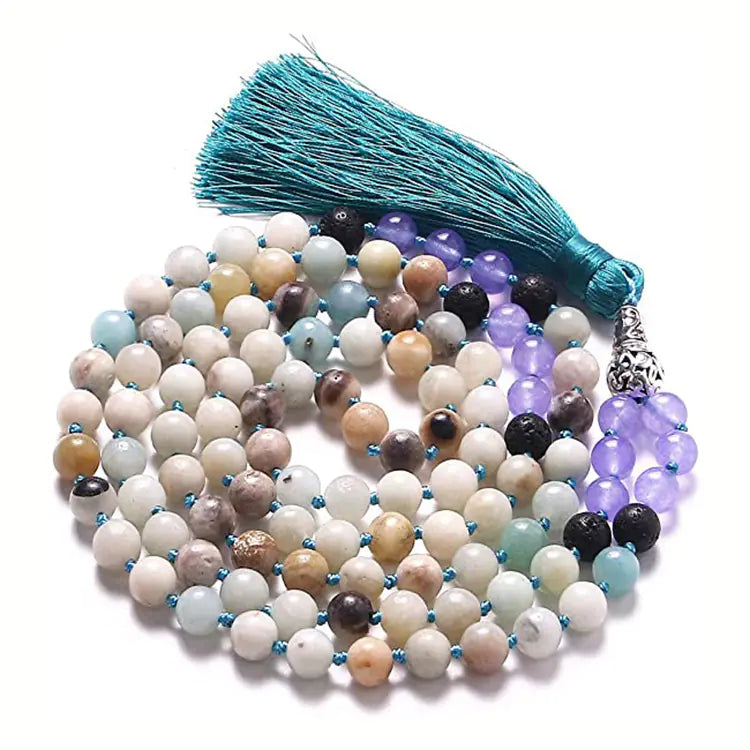 Amazon Bestselling 108 Mala Bead Long Necklace