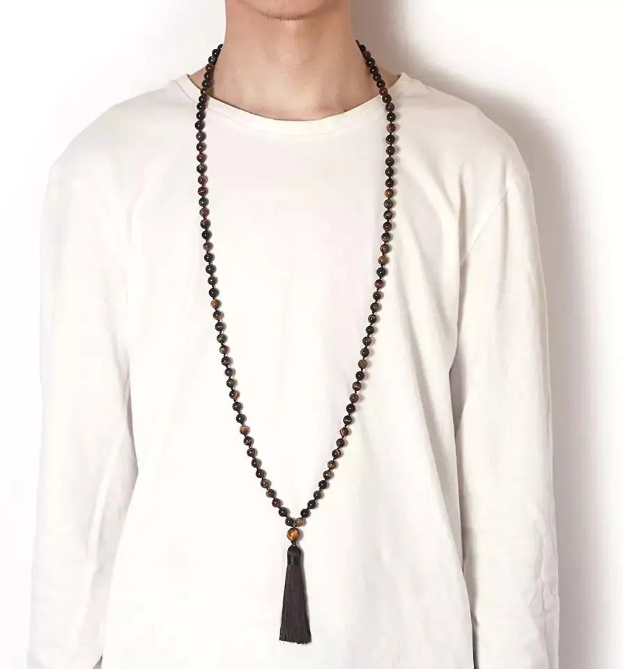 Amazon Bestselling 108 Mala Bead Long Necklace